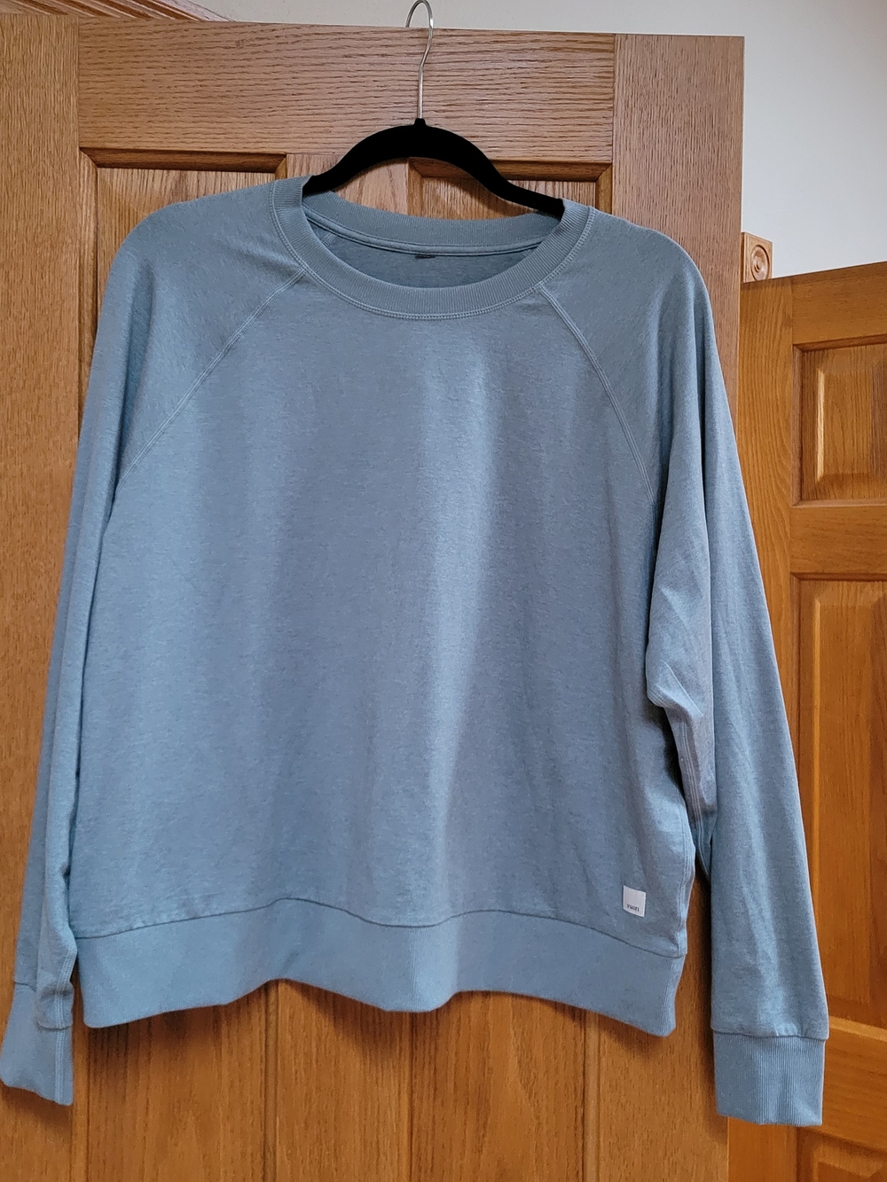 Womens Vuori Relaxed Crewneck Sweatshirt - Light Blue